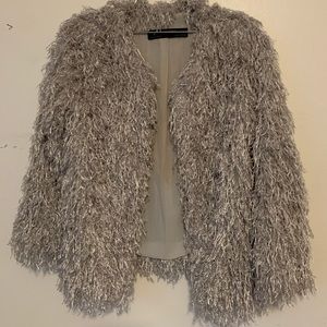 Zara boho with shimmer night out jacket